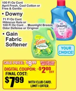 SuperFresh Downy Gain Fabric Softener offer