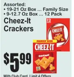 SuperFresh Assorted Cheez-It Crackers offer