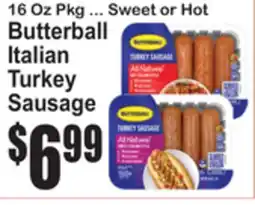 SuperFresh Butterball Italian Turkey Sausage offer