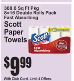 SuperFresh Scott Paper Towels offer