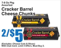 SuperFresh Cracker Barrel Cheese Chunks offer