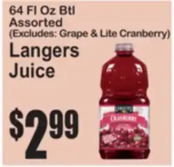 SuperFresh Langers Juice offer