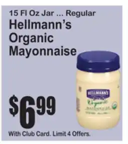 SuperFresh Hellmann's Organic Mayonnaise offer