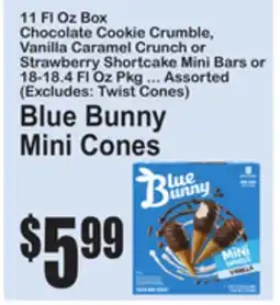 SuperFresh Blue Bunny Mini Cones offer