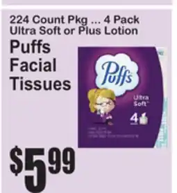 SuperFresh Puffs Facial Tissues offer