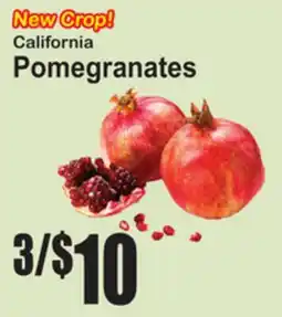 SuperFresh New Crop! California Pomegranates offer