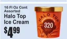 SuperFresh 16 Fl Oz Cont Assorted Halo Top Ice Cream offer