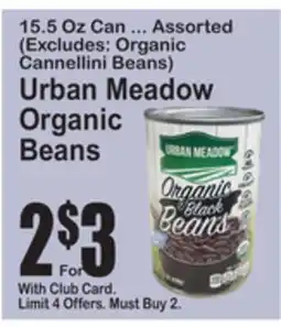 SuperFresh Urban Meadow Organic Beans offer