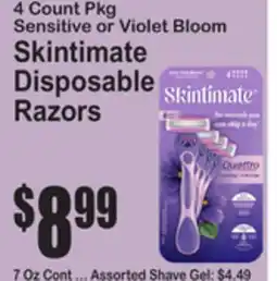 SuperFresh Skintimate Disposable Razors offer