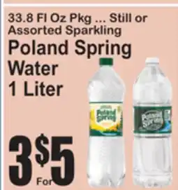 SuperFresh Poland Spring Water offer