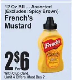SuperFresh French's Mustard offer