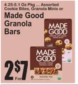 SuperFresh Made Good Granola Bars offer