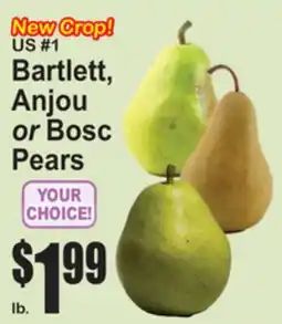 SuperFresh US #1 Bartlett, Anjou or Bosc Pears offer