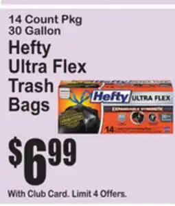 SuperFresh Hefty Ultra Flex Trash Bags offer