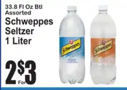 SuperFresh Schweppes Seltzer offer