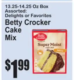SuperFresh Betty Crocker Cake Mix offer