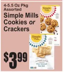 SuperFresh Simple Mills Cookies or Crackers offer