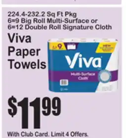 SuperFresh Viva Paper Towels offer