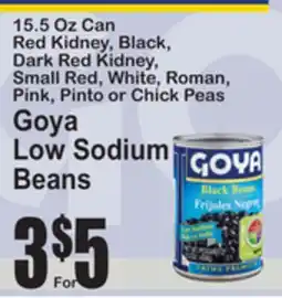 SuperFresh Goya Low Sodium Beans offer