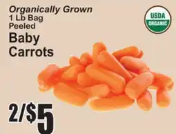 SuperFresh Organically Grown Baby Carrots offer