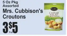 SuperFresh Mrs. Cubbison's Croutons offer