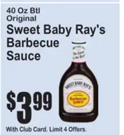 SuperFresh Original Sweet Baby Ray's Barbecue Sauce offer