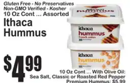 SuperFresh Ithaca Hummus offer