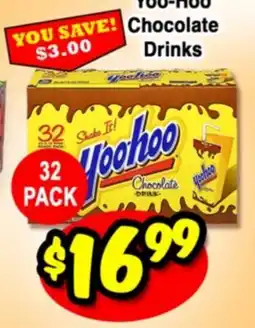 Western Beef Yoo-Hoo Chocolate Drinks offer