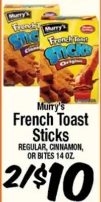 Western Beef Murry's French Toast Sticks offer