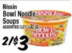 Western Beef Nissin Bowl Noodle Soups offer