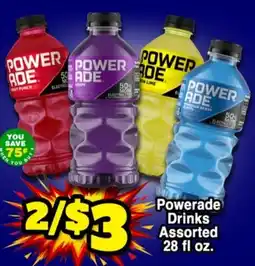 Western Beef Powerade Drinks offer
