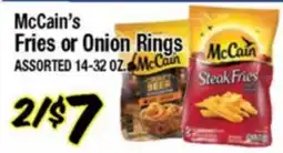 Western Beef McCain's Fries or Onion Rings offer