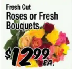 Western Beef Fresh Cut Roses or Fresh Bouquets offer