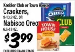 Western Beef Keebler Club Or Town House Crackers, 8-13.8 OZ OR Nabisco Oreo, 6.6-13 OZ offer