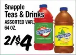 Western Beef Snapple Teas & Drinks offer