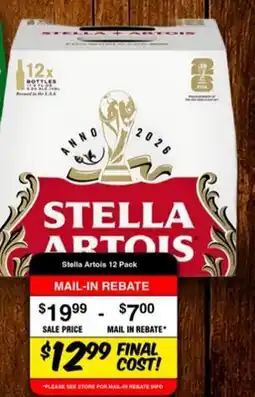 Western Beef Stella Artois offer