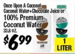 Western Beef Once Upon A Coconut Coconut Water + Chocolate Juice or 100% Premium Coconut Water offer