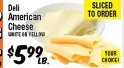 Western Beef Deli American Cheese offer