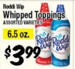 Western Beef Reddi Wip Whipped Toppings offer
