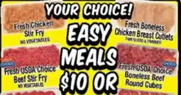 Western Beef EASY MEALS offer