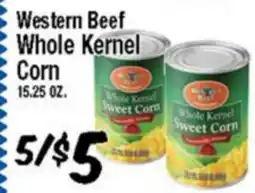 Western Beef Western Beef Whole Kernel Corn offer