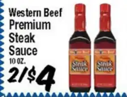 Western Beef Western Beef Premium Steak Sauce offer