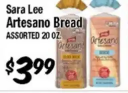 Western Beef Sara Lee Artesano Bread offer