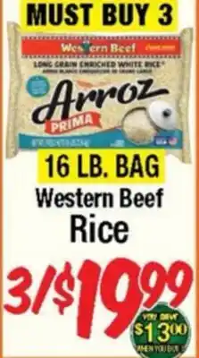 Western Beef Western Beef Rice offer