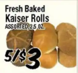 Western Beef Fresh Baked Kaiser Rolls offer