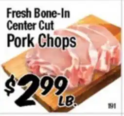 Western Beef Fresh Bone-In Center Cut Pork Chops offer