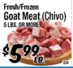 Western Beef Fresh/Frozen Goat Meat (Chivo) offer