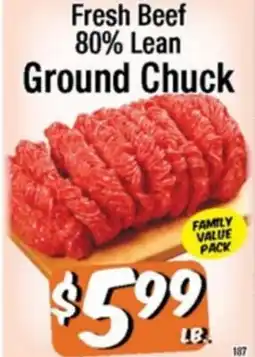 Western Beef Fresh Beef 80% Lean Ground Chuck offer