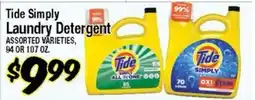 Western Beef Tide Simply Laundry Detergent offer