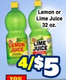 Western Beef Lemon or Lime Juice offer